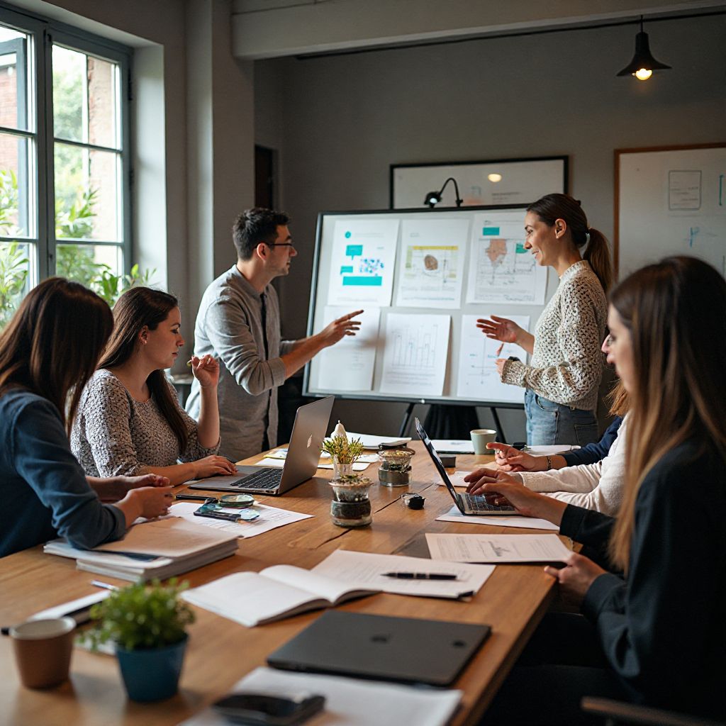 Team collaboration meeting